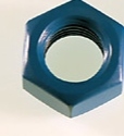 5/8-11 2H HEX NUT, XYLON COATED