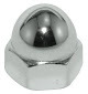 M10-1.5 METRIC ACORN NUT PLATED