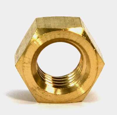 M10-1.5 METRIC BRASS HEX NUT