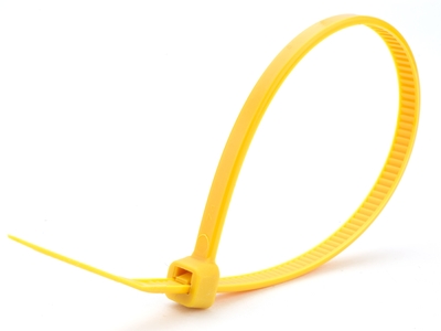 8" (8.87")"  FLUORESCENT YELLOW CABLE TIE .14 WIDTH (40#)