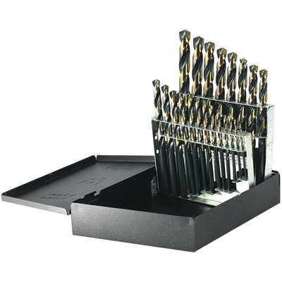 21PC. LEFT HAND DRILL SET / 1/16 - 1/4 BY 64THS & 9/32 - 1/2 BY