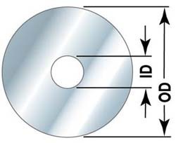 M16 METRIC A2(18/8SS) FENDER WASHER