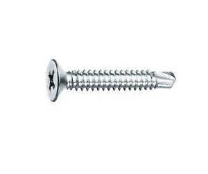 #10 X 1" 410SS FLAT HEAD PHILLIPS TEK SCREW