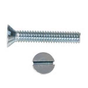4/40 X 1" FLAT HEAD SLOTTED MACHINE SCREW