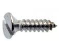 #10 X 3/4" FLAT HEAD SLOTTED SHEET METAL SCREW