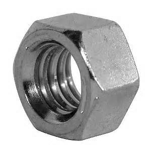 3/8-16 GRADE 5 HEX NUT - PLATED