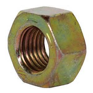 3/8-24 GRADE 8 SAE HEX NUT - PLATED