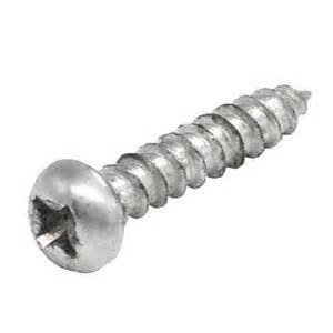 #8 X 1" 18/8SS PAN HEAD PHILLIPS TAPPING SCREW