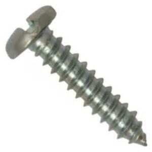 #10 X 3/4" 18/8SS PAN HEAD SLOTTED TAPPING SCREW