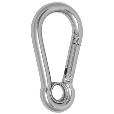 2-3/8" SNAP HOOK CARABINER WITH EYE 316SS