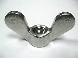 5/16-18 WING NUT PLATED