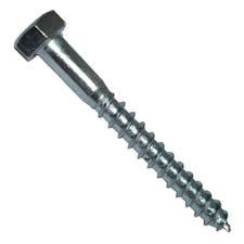 5/16 X 4-1/2" HEX LAG SCREW - PLATED