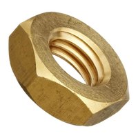 5/8-11 BRASS JAM NUT