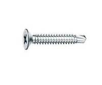 #10 X 2" FLAT HEAD PHILLIPS TEK SCREW PLATED