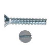 10/32 X 2" FLAT HEAD SLOTTED MACHINE SCREW