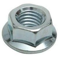 M5-0.8 METRIC FLANGE HEX NUT SERRATED