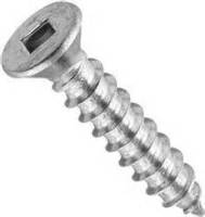 #10 X 1-1/2" 18/8SS ROBINSON SCREW (FLAT HEAD SQUARE DRIVE)