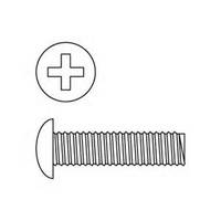 8/32 X 1" 18/8SS ROUND HEAD PHILLIPS MACHINE SCREW