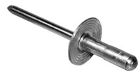 3/16 X .376-.500 LARGE FLANGE ALUMINUM/STEEL RIVET